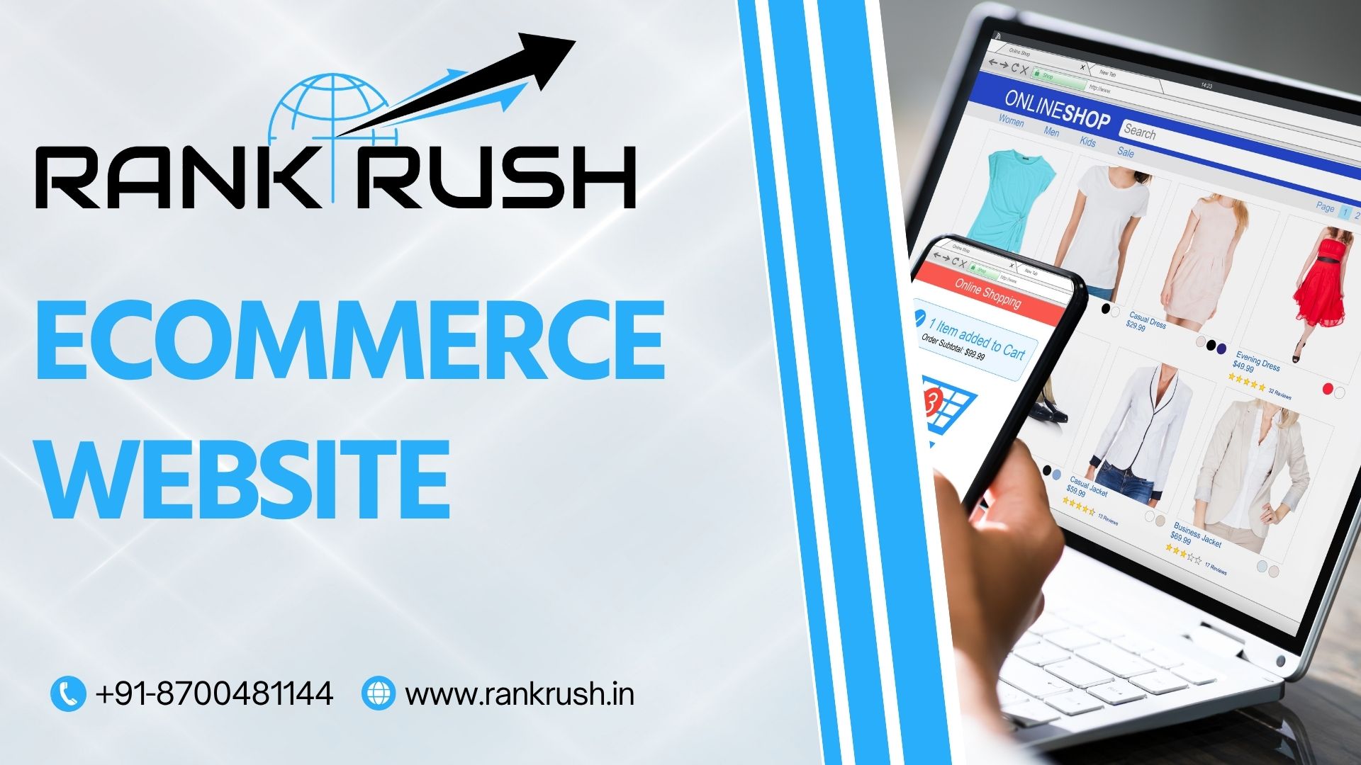 best ecommerce website design agency in Delhi